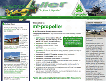 Tablet Screenshot of mt-propeller.com